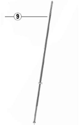 SHIMANO Unisex-Adult Radio 285 mm Fahrradradios, Mehrfarbig, one Size