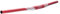 Funn Full On Mountainbike Lenker mit Lenkerklemme 31,8 mm und Breite 810 mm, robuster und leichter Legierungs-Riser-Lenker für MTB, BMX und Rennrad, Anstieg 7 mm (Rote)