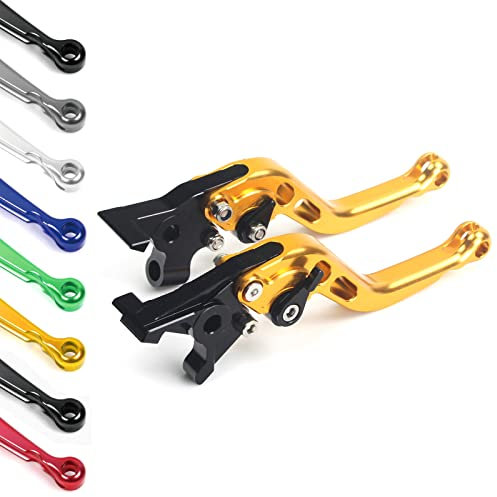 TARAZON CNC Bremshebel Kupplungshebel Set Verstellbar für KAWASAKI NINJA 650R ER6F 2017 / Versys 1000 2015-2017/ Z900 2017