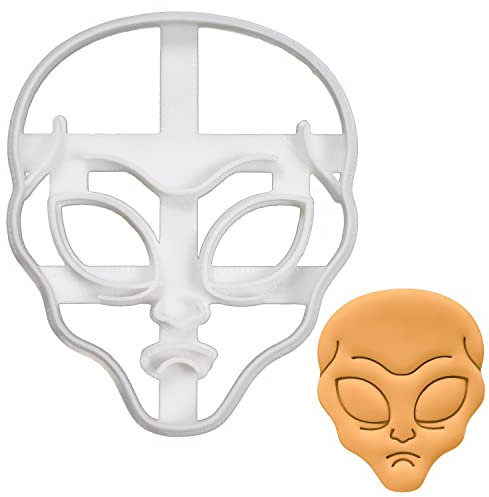 Außerirdisch Graue Alien Ausstechform, 1 Teil, Bakerlogy