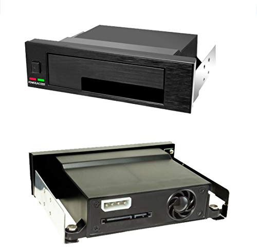 JMT Interne Bay Simple Plateau-Less Mobile Rack bo?Tier 2,5? 3,5? HDD SSD Indicateur LED Support ¨¦Changeable ¨¤ Chaud pour Windows 7/8 / XP Vista2003 Mac OS Server2008