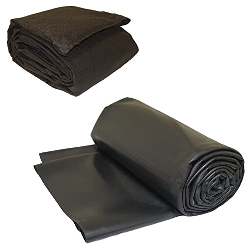 Anjon Lifeguard Teichfolie und Unterlage, 3 m x 4,6 m, 45 mm EPDM
