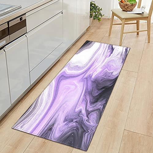 Zerbino interno viola 40 cm x 120 cm lungo tappeto corridore corridoi cucina tappeti antiscivolo tappetino comfort tappetini multiuso per bagno o postazioni di lavoro