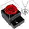Preserved Rose Gifts for Mother’s Day,Birthday Mum,Yamonic Real with Necklace,Best Mum Ever Mothers day,Mother’s Birthday Gifts, from Daughter son,Mothers 2-red With Crystal
