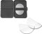 OKH Stick-on Bifocal Lenses Reader, Stick On Adhesive Magnifying Reading Lenses for Sunglasses/Sport Glasses/Ski Goggles, No Water Needed(1.25)