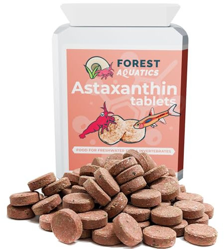 Forest Aquatics Astaxanthin Fish Food Tablets For Aquarium Fish & Bottom Feeders 20g