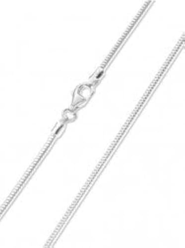 CC-Style - Schlangenkette in 925 Sterling Silber mit Schmuckbox | Silber | Stärke: 1,2 mm - Länge: 45 cm