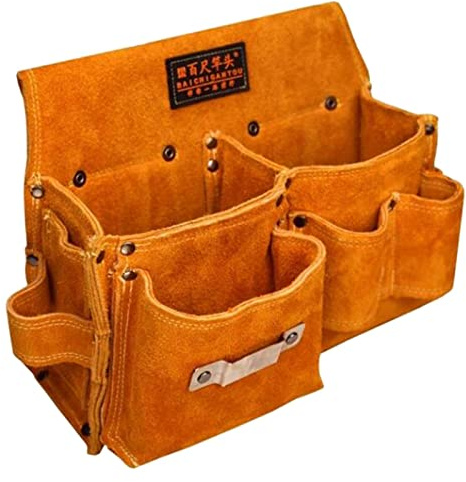 Tragbare Tasche Vintage Werkzeugtasche Halter für Holzbearbeitung Tischler Elektriker Typ 5