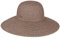 Stetson Sombrero de ala Ancha Livetta Toyo Mujer - Playa Verano Primavera/Verano - XL (60-61 cm) Rosa Palo