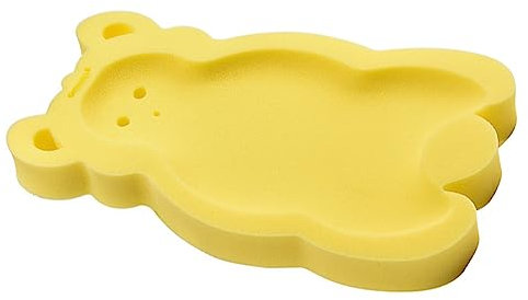 Cojín de Baño para bebé Esponja de Baño para bebé Alfombrilla de Baño Extraíble Recién Nacido Antideslizante Estera de Esponja Espesar Suave Bañera para bebé Cojín de Esponja (Amarillo)
