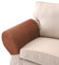 LERTREEUK 1 Paar Sofa-Armlehnenschoner, elastisch, abnehmbar (Braun)