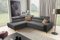 All4All Ecksofa mit Schlaffunktion Gonti VII 280x217 cm- Schlafsofa mit Bettkasten - Sofa in L-Form - Wohnlandschaft Sofa - Eckcouch Klein - Seite Links - Dunkelgrau - Gewebe - Modern 26