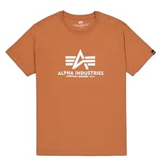 Alpha Industries Camiseta Basic para Hombre Hazel Brown