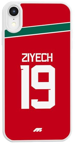 Coque Football Hakim Ziyech Maroc Sony Xperia 5 II 5G. Housse de Football pour Smartphone pour Les Fans de Football - Idée Cadeau - Design de qualité supérieure.