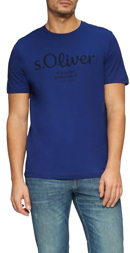 s.Oliver T-Shirt aus Baumwolle mit Label-Print