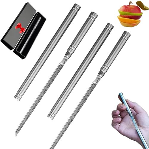 Mehrzweck-Obstmesser Für Den Außenbereich Mit Scheide, Tragbares Mehrzweck-Obstmesser Mit Scheide, Mini-Stick-Messer, Tragbares Outdoor-Messer Mit Scheide (2pcs)