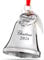 Klikel Weihnachtsglocke Ornament 2024 - It's A Wonderful Life Bell Christmas Ornament 2024 - Weihnachtsglocke 2024 Ornament - Glocke Ornament für Weihnachtsbaum - Weihnachtsglocke mit hängendem Flügel