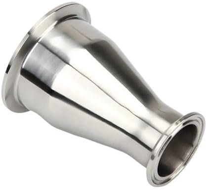 1pc OD(19 25 32 38 45 51 6376 89 102 108MM) 1.5 2 2.5 3 4 304 Stainless Steel Pipe Reducer Tri Clamp Ferrule Reducer Adapter(76mm to 38mm)