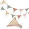 Wimpelkette Kinderzimmer YOURKAY Stoff Wimpelkette, Wimpelkette Musselin Baumwolle,Wimpelkette Outdoor Wetterfest Kinderzimmer Deko, Wanddeko Geschenk,Babyzimmer Dekoration Gartenparty Happy Birthday