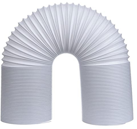 Abluftschlauch für tragbare Klimaanlage, 13,2 cm Durchmesser, 130 mm, gegen den Uhrzeigersinn, Ersatz-/Verlängerungsschlauch, 1,5 m