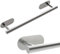 TRIGENIQ Porta Asciugamani Bagno in acciaio Inox Adesivo 40cm X 7,6cm X 4,5cm - Appendi Asciugamani Bagno - Adesivo Extra Resistente