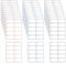 iLamvie 300 Stück Etiketten Selbstklebend,Gefrieretiketten,30 X 60mm,Haushaltsetiketten Wasserdicht Aufkleber Zum Beschriften, Universal Klebeetiketten Adressetiketten