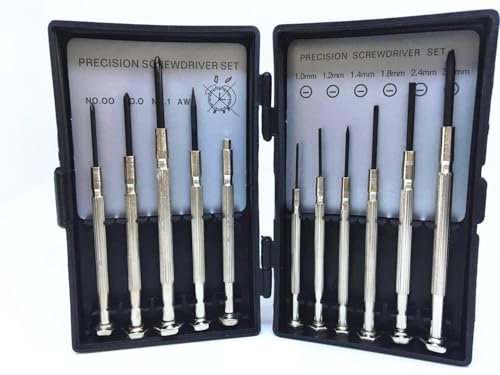 Präzisions-Schraubendreher Set, 11 stk Mini Precision Schraubendreher Set, kleiner Schraubendreher Set für Elektronik, Spielzeug, Computer, Uhr Reparatur, Upgrade Red Box Tough ﻿