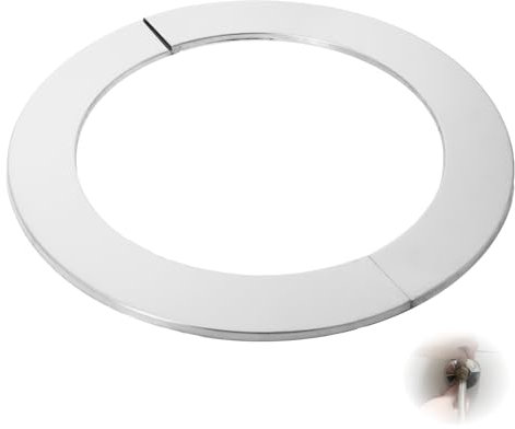 Flewdart 1pcs roseta tubo chimenea 160mm, Manguito chimene 160 mm Dimensiones 162 x 222 x 5mm Acero Inoxidable Resistente al calor para chimenea tube (160mm 1pcs)