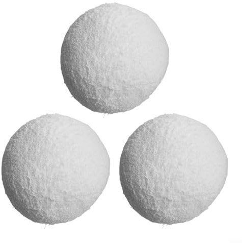 Lot de 4 balles éponge réutilisables pour éliminer les écumes, filtre flottant absorbant l'huile, pour baignoires, spas, piscines, éviers de cuisine