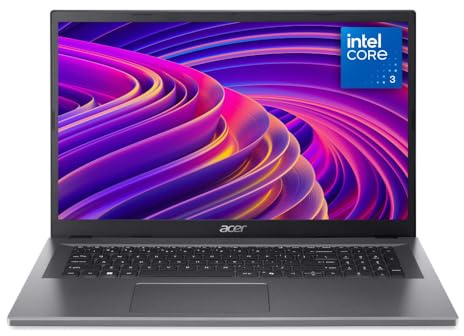 Acer Aspire Go 17 NX.J4LEK.005 laptop Intel Core 3 N355 Computer portatile 43,9 cm [17.3] Full HD 8 GB LPDDR5-SDRAM 128 GB UFS Wi-Fi 6 [802.11ax] Windows 11 Grigio (Acer) - Versione UK