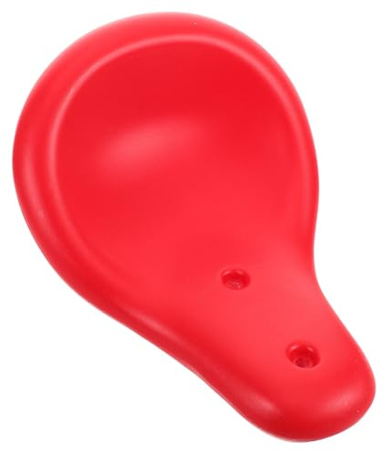 MAGICLULU Plastic Seesaw Seat Replacement, Outdoor Playground Equipment Repair Part, Sturdy Red Plastic Seesaw Chair for Parks and Community Play Areas