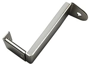GARDINIA Adapter für Spannvitragen, Für Spannstangen mit Ø 9 mm, Verstellbar von 20-28 mm, 2 Stück, Metall, Titan
