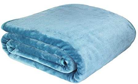 Olivia Rocco Super Soft Raschel Sofa Bed Throw, Faux Fur Mink Blanket Settee Throws, Double King Size, Teal, X Large 200 x 240 cm