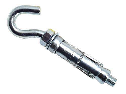 Shield Anchor - Hook Bolt, Size: M8 (Hole Size 14mm) - Sold Individually