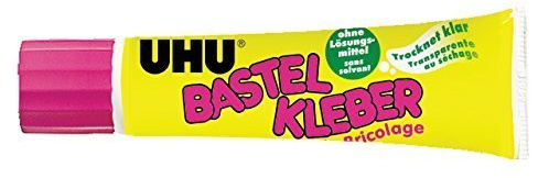 UHU 47735 - Bastelkleber, Tube mit 90 g (10er Pack)