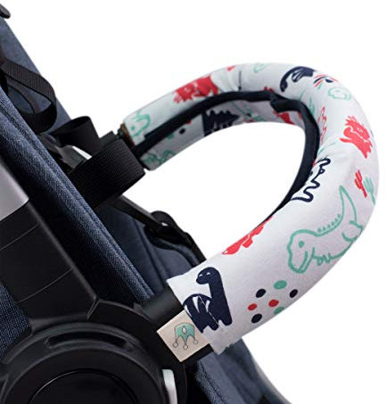 JYOKO KIDS Abdeckung Deckt Griff für Kinderwagen (Dino Party, Einzel)