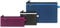 Leitz 3-er Set Leitz WOW Mäppchen mit 2 Fächern, Ideal zur Organisation, Leichtläufiger Reißverschluss, Abwaschbares Nylonmaterial, Größe S (schwarz), M (pink) und L (blau), 40150099
