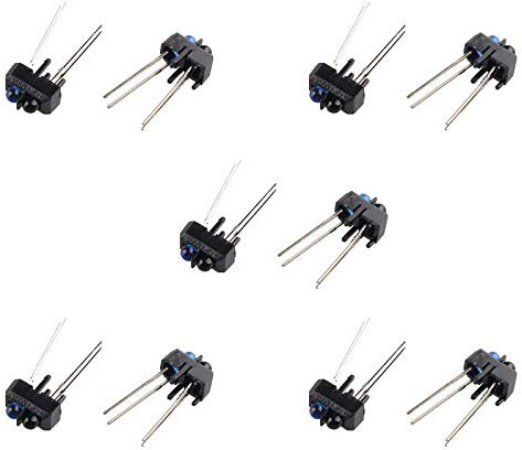 HALJIA 10PCS TCRT5000 TCRT5000L sensore ottico riflettente IR Switch compatibile con Arduino