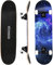 ChromeWheels 31 inch Skateboard Complete Skateboards Double Kick Skate Board 7 Layer Canadian Maple Deck Skateboard for Kids and Beginners