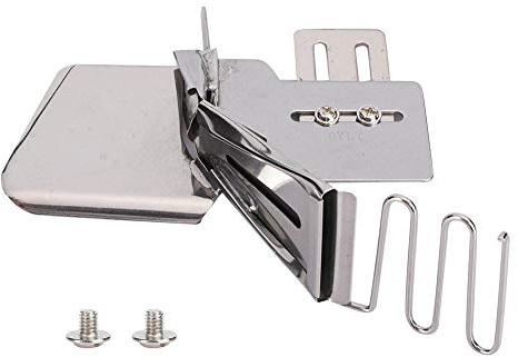 Nähmaschine Flat Seamer, verstellbarer Bandfalzer Doppel Falzleiste für industrielle Nähanwendungen(40mm)