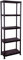 Taylor & Brown 5 Tier Heavy Duty Black Plastic Garage Storage Shelving 60cm Wide Shelves Shed Shelf Unit Home Office Pantry Workshop Racking (60 x 30 x 172cm)