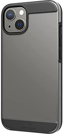 Black Rock - Hülle Air Robust Case Passend für Apple iPhone 13 I Handyhülle, Transparent, Durchsichtig, Dünn (Schwarz)