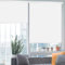 HIDODO Thermal Roller Window Blinds, Blackout Roller Blinds for Windows, Waterproof Fabric Blinds UV Protection Fit Bedroom, Living Room, Bathroom, Kitchen and Doors, 107 x 183 cm, White