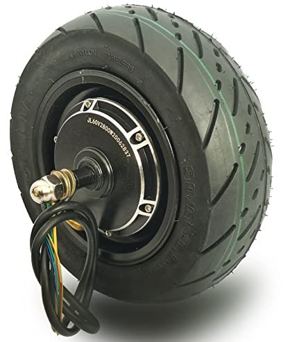 HWWH Elektroroller Motor 11 Zoll Nabenmotor mit Reifen 60V 3000 W Radnabenmotor Brushless Motor für High Speed Roller E Scooter