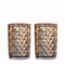 Puro rame (99,74%) Tumbler Set di due 350 ml martellati (11,8 once fluida USA) Capacità | Traveller's Copper Glass per servire acqua