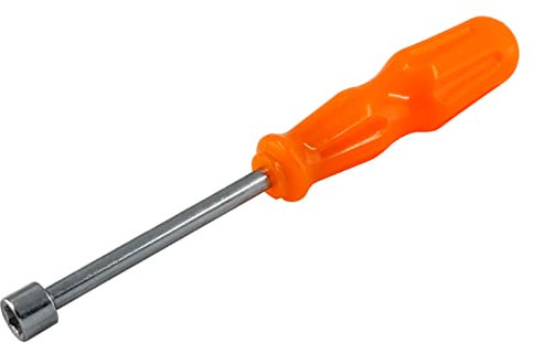 Biaungdo 8mm Socket Wrench Screwdriver, High-Carbon Steel Hexagon Nut Driver Non-Magnetic Tip Hex Nut Screwdriver Hand Tool