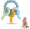 Vicloon Beißring Baby, Silikon Beissring, Baby Beißspielzeug BPA-frei Zahnen Nursing Zubehör für 3+ Monate Babys Kleinkinder Sensorisches Kauen Molar Spielzeugm (Blau)