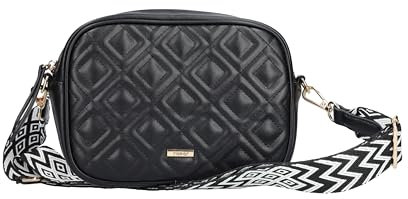 Rieker Damen H1500 Umhängetasche, Schwarz