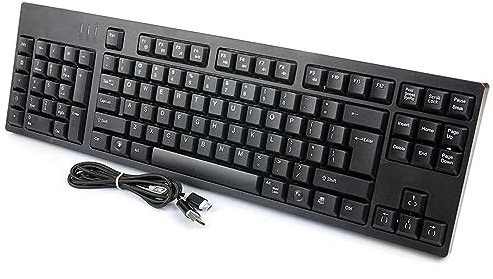 Docooler Ergonomic Keyboard Left Hand Keyboard Left Handed Keyboard Ergonomic Design Full-size Keyboard Dual USB Interface Improve Work Efficiency
