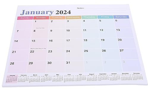 MAGICLULU Calendario Magnético 2024-2025 Para Frigorífico Calendario De 18 Meses De Enero De 2024 A Junio De 2025 Calendario Mensual Magnético Almohadilla Desprendible Para Una Fácil
